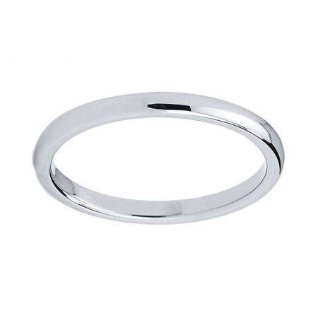 2mm Classic Plain Tungsten Carbide Ring