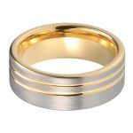 6mm Princeton Mens Tungsten Carbide Wedding Rings
