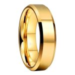 8mm Jaden Yellow Gold Tungsten Carbide Ring