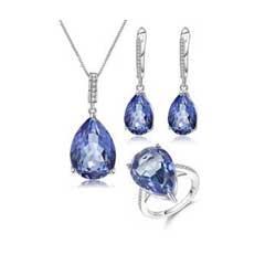 Blue Mystic Iolite 3-Piece Jewelry Set