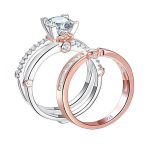 Adalyn Sterling Silver Wedding Ring Set
