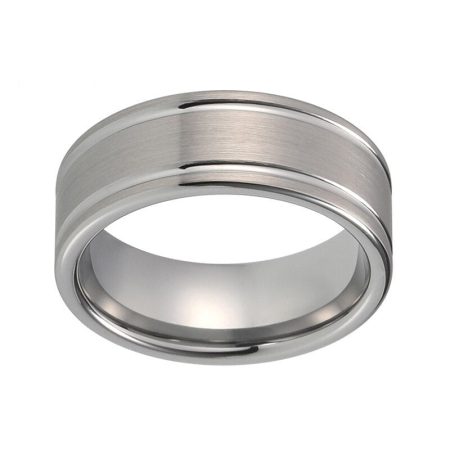 Alan Classic Plain Tungsten Carbide Rings