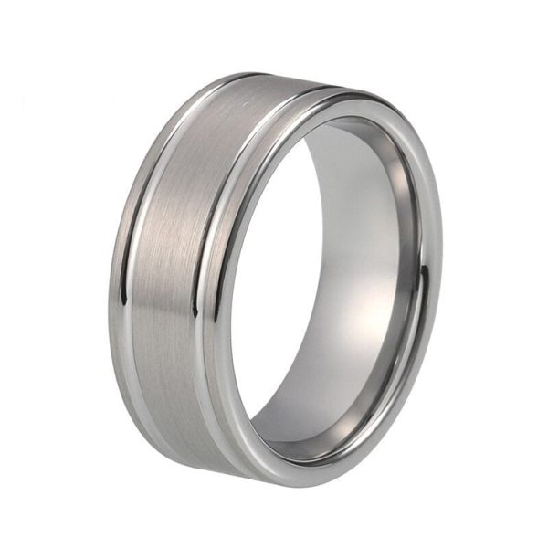 Alan Classic Plain Tungsten Carbide Rings