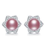 Alexandra Freshwater Pearl Studs In Silver