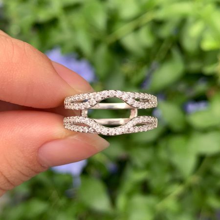 Amalia Sterling Silver Wrap Guard Ring