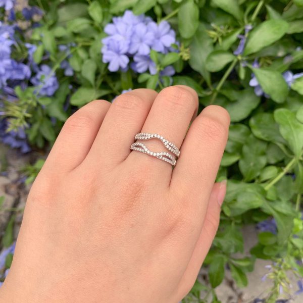 Amalia Sterling Silver Wrap Guard Ring