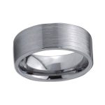 Artemis Classic Plain Tungsten Carbide Wedding Rings For Men