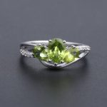 Audrey Natural Green Peridot Gemstone Jewelry Sets