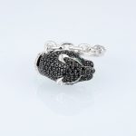 Autumn Leopard Sterling Silver Ring