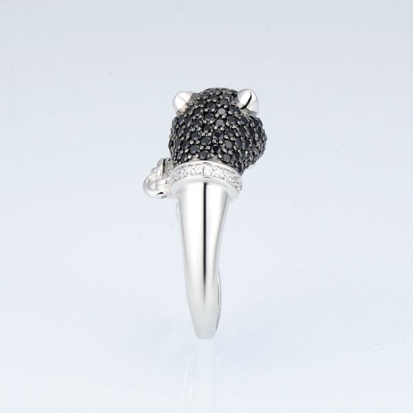 Autumn Leopard Sterling Silver Ring