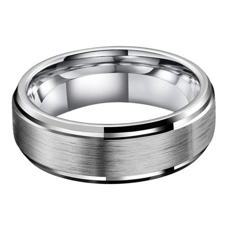 Avery Classic Simple Tungsten Carbide Wedding Engagement Rings