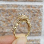 Aviana Yellow Gold Color  Sterling Silver  Ring