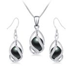 Carla Freshwater  Pearl Earrings Necklace Jewelry Sets