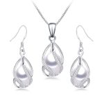 Carla Freshwater  Pearl Earrings Necklace Jewelry Sets