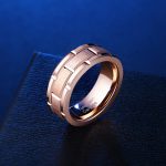 Charles Tungsten Carbide Rose Gold Color  Ring
