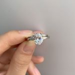 Colette Sterling Silver  Engagement Rings