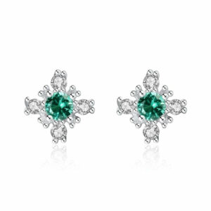 Cora Small Stud Earrings For Women And Girls In Sterling Silver