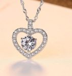 Cubic Zirconia Sterling Silver Jewelry Set