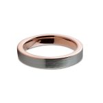 Derrick 4mm Rose Gold Tungsten Carbide Ring