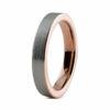 Derrick 4mm Rose Gold Tungsten Carbide Ring
