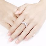 Erin Sterling Silver Wedding Bridal Set