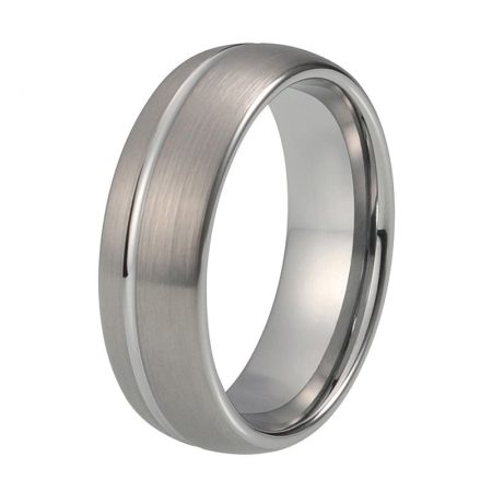 George Classic Simple Tungsten Carbide Wedding Engagement Rings