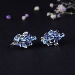 Harper Sky Blue Topaz Mystic Quartz  Stud Earrings