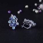 Harper Sky Blue Topaz Mystic Quartz  Stud Earrings