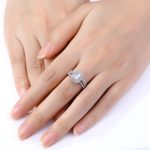 Jaliyah Sterling Silver Engagement Rings