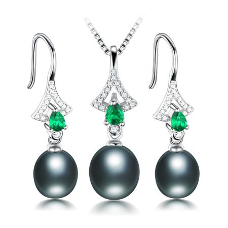 Jane Freshwater Earrings Necklace Pearl Jewelry Sets