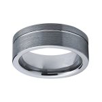 Jesse Classic Plain Tungsten Carbide Rings With Comfort Fit