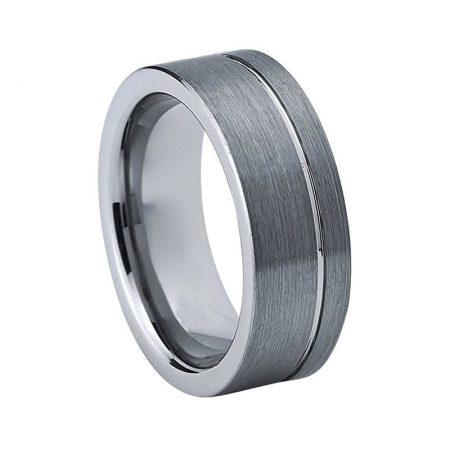 Jesse Classic Plain Tungsten Carbide Rings With Comfort Fit