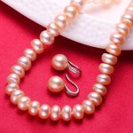 Julia Natural Freshwater Necklace  Earrings  Pearl Jewelry Sets