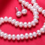 Julia Natural Freshwater Necklace  Earrings  Pearl Jewelry Sets