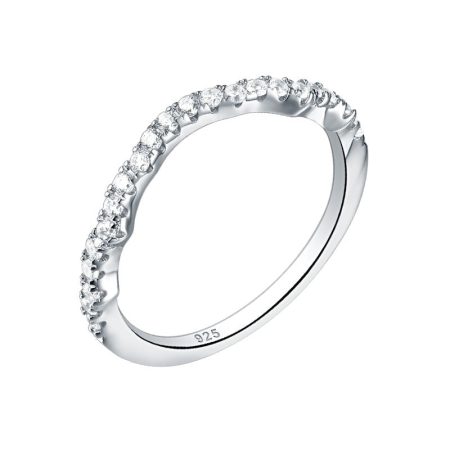 Kamila Sterling Silver Stackable Band