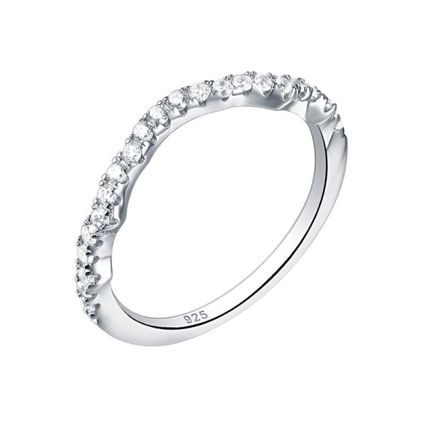 Kamila Sterling Silver Stackable  Band