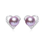 Katherine Freshwater Pearl Studs In Silver