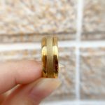 King Golden Color Tungsten Carbide Rings