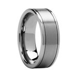 Kyrie Classic Simple Tungsten Carbide Wedding Engagement Rings