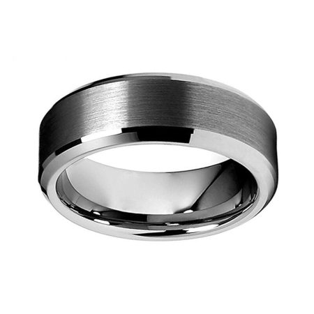 Leon Classic Plain Tungsten Carbide Rings