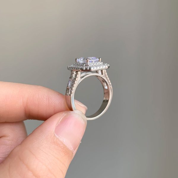 Maci Sterling Silver Emerald Cut Ring
