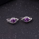 Miley Natural Amethyst Gemstone Jewelry Sets