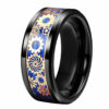 Mitch Rose Gold Tungsten Carbide Tungsten Wedding Ring For Men
