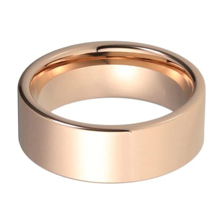 Myles Rose Gold Tungsten Carbide Ring