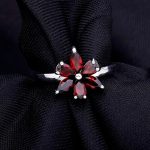 Naomi Natural Red Garnet Gemstone Jewelry Sets