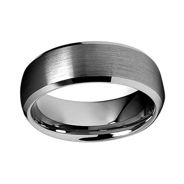 Patrick Classic Plain Tungsten Carbide Rings With Comfort Fit
