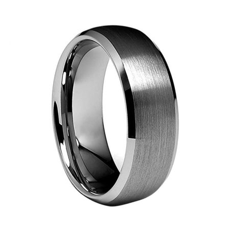 Patrick Classic Plain Tungsten Carbide Rings With Comfort Fit