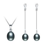 Raelynn Natural Freshwater Necklace  Earrings  Pearl Jewelry Sets