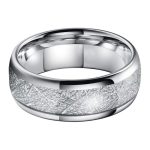 Rodrigo Classic Silver Tungsten Carbide Wedding Ring