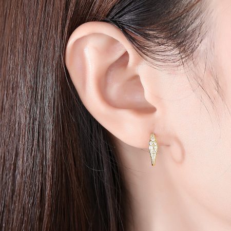Samantha Stud Earrings For Women And Girls In Sterling Silver